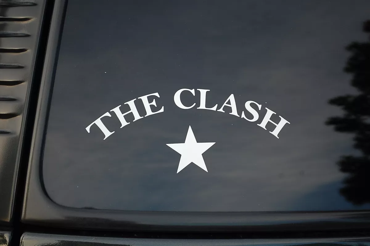 The Clash Sticker Vinyl (V8) Decal Punk Rock Sex Pistols Joe Strummer Car Window eBay photo