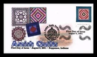 DR JIM STAMPS US COVER AMISH QUILTS AMERICAN TREASURES FIRST DAY ISSUE