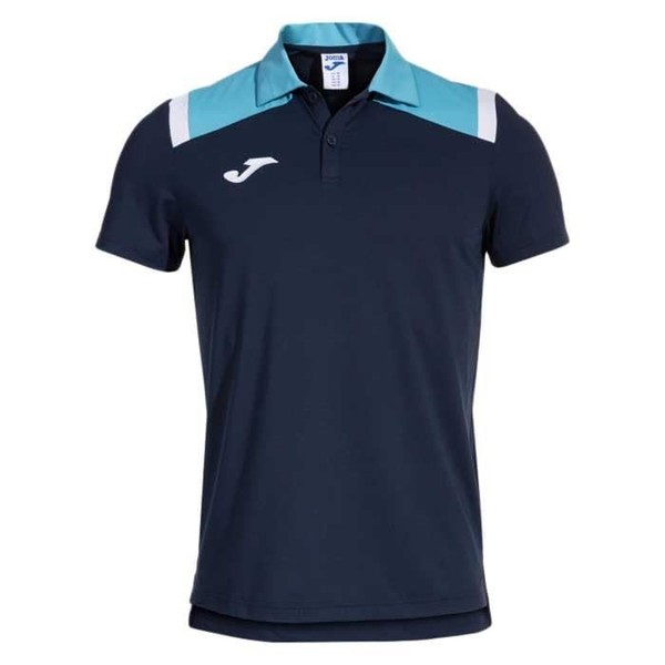 Herren Poloshirt Joma Toledo XS Kurzarm Marineblau TüRkis Fluoreszierend-image