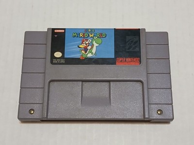 Super Mario World (SNES, 1991) PARTS OR REPAIR ONLY