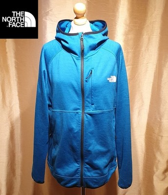 The North Face Herren Full Zip Softshell Hoodie Gr. L blau Polyester Kapuzenpullover