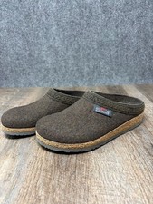 Stegmann Original 108 Brown Merino Wool Clogs Cork Latex Sole Women's Size 6