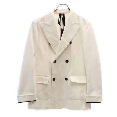 Used N°21 cut off pea coat 48 white Men's