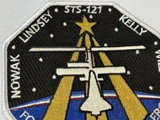 Vintage NASA Patch STS-121 Space SHUTTLE DISCOVERY Lindsey Kelly Nowak Sellers