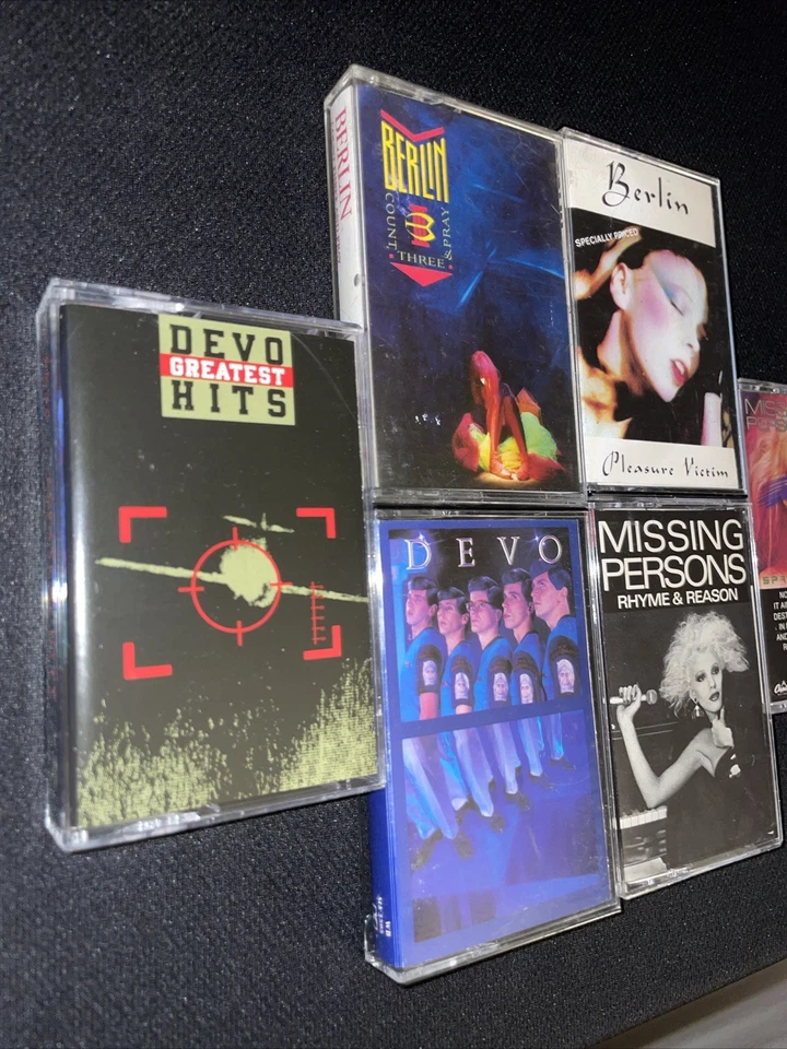 Devo 6 tape lot Greatest Hits Missing Persons Rhyme Reason Spring Session Berlin - Image 3 of 4