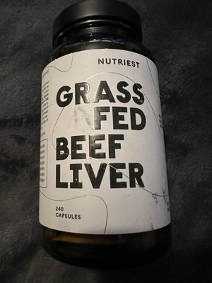 Nutriest Grass Fed Beef Liver 133 Kapseln Bio Leber ( SIEHE BESCHREIBUNG)