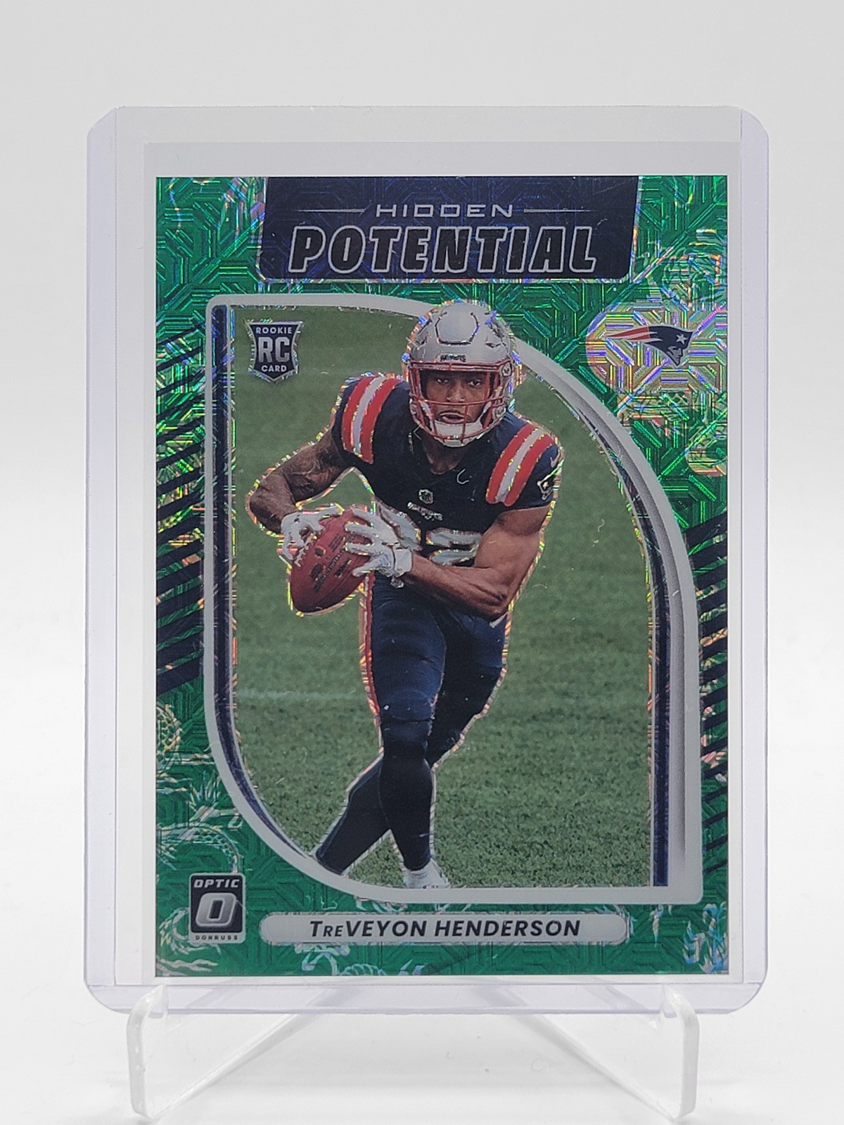 TREVEYON HENDERSON 2025 DONRUSS OPTIC HIDDEN POTENTIAL ROOKIE DRAGON /24 Q5849