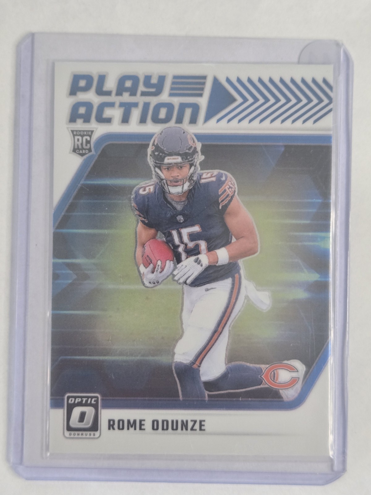 Rome Odunze #3 Rookie 2024 Panini Donruss Optic - Play Action