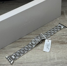 NEW  MICHELE Luxury Stainless Steel Strap For 38-45mm Apple Watch MS20GS235009