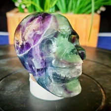 1.65LBTop natural crystal hand carved therapeutic artwork0.75kg