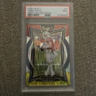 2024 Panini Select - Concourse Drake Maye #27 Red & Yellow Shock Prizm PSA 9