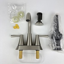 Moen 84022SRN Ronan Two-Handle 4" Centerset Bathroom Faucet - Brushed Nickel