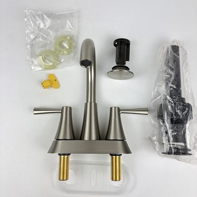 Moen 84022SRN Ronan Two-Handle 4'' Centerset Bathroom Faucet - Brushed Nickel