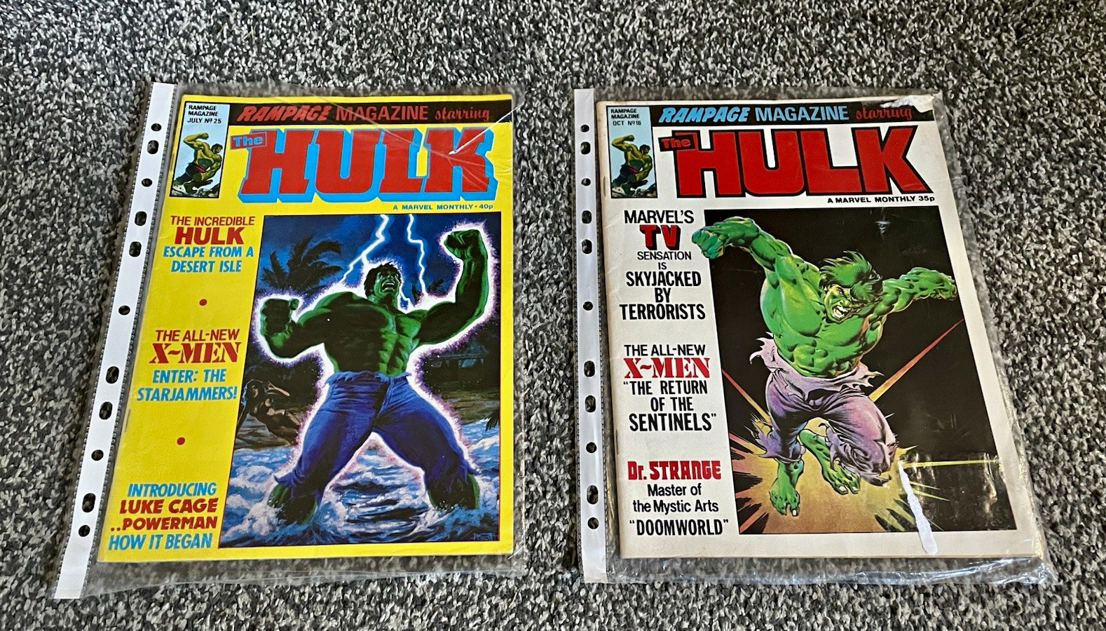 Rampage Magazine Hulk Lot (