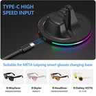 Charging Stand Compatible with Ray-Ban Meta Wayfarer/Skyler AI Smart Glasses