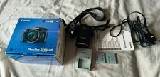 boxed Canon PowerShot SX510 HS Digital Camera + 2 batteries, charger, manual