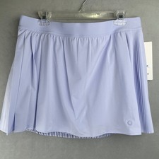 Lululemon Side Pleat High Rise Tennis Skirt Reg Serene Blue Wmns XL LW8AQTS NWT