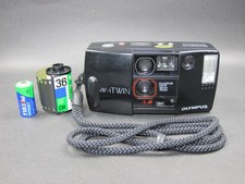 Olympus AF-1 Twin Quartz Point Shoot 35mm Film Camera Read