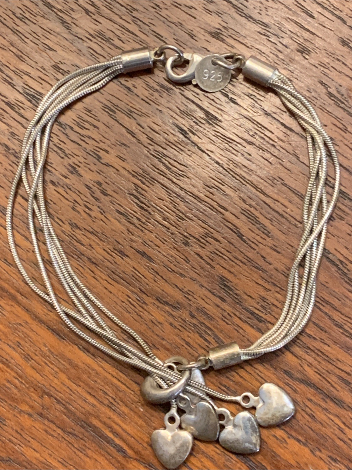 925 STERLING SILVER MULTIPLE STRAND LOOP-THROUGH … - image 1