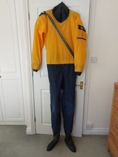 Ravenspring Medium Drysuit for Sailing Canoe Kayak Watersports. Front zip.