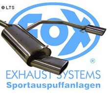FOX Duplex Komplettanlage ab Kat.VW New Beetle 1C 9C ab 98 re li je 1x135x80mm