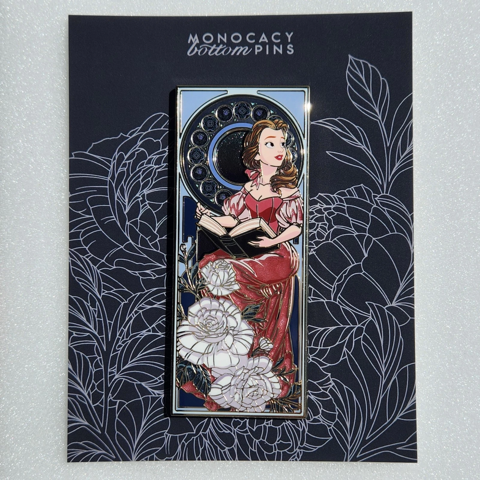 Monocacy Bottom Pins Disney Belle Variant Precious Spells Limited Edition 50 Pin