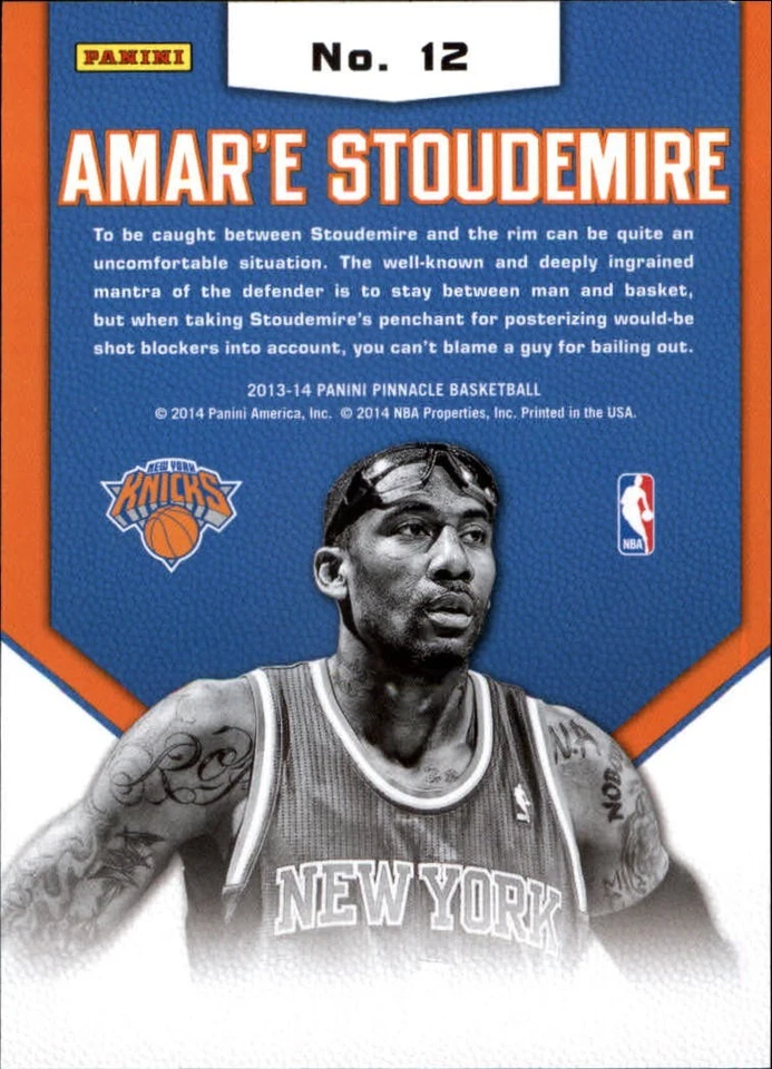 Pinnacle Jamfest #12 2013-14 Amar'e Stoudemire - BSK Foto 2 de 2