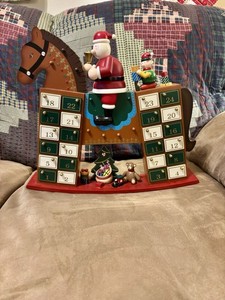KIRKLAND signature アドベントカレンダー Advent Calendar Santa's Workshop Wooden by Kirkland Holiday