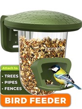 Outdoor Bird Feeders for Small Birds No Mess Bird Seed Feeder for Fences Walls