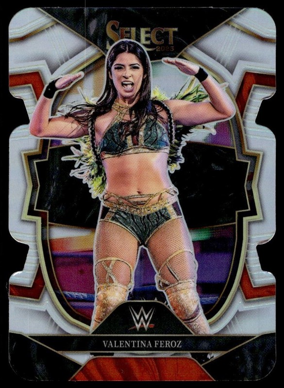 2023 Panini Select WWE SILVER Die-Cut Valentina Feroz #95 A6