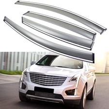 Sun/Rain Guards Wind Deflector Window Visors Compatible with 2017-2024