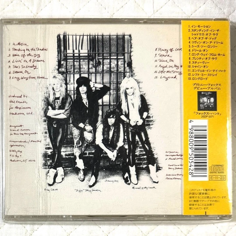 BRITNY FOX BOYS IN HEAT Japan Edition 1989 OOP Vintage Foto 2 de 4