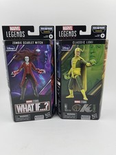 Marvel Legends Series  Zombie Scarlet Witch & Classic Loki  6  2 Khonshu BAF NIB