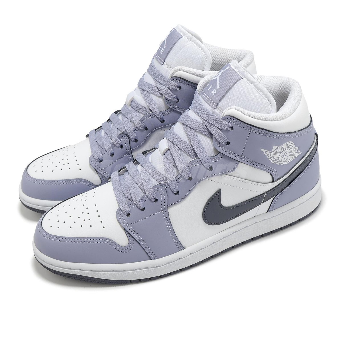 Nike Air Jordan 1 Mid AJ1 Dark Blue Grey Indigo Haze Men Casual