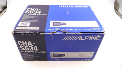 ALPINE CHA-S634 (new in box) 6-discs CD/MP3 Ai-Net shuttle old school changer