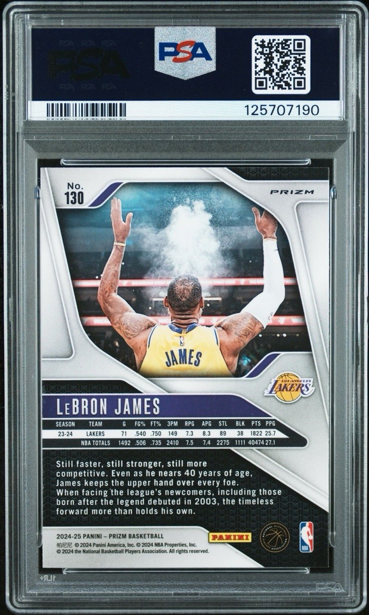 2024-25 Panini Prizm - LeBron James #130 Orange Ice Prizm | eBay