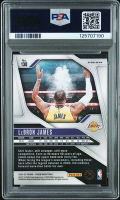 2024-25 Panini Prizm - LeBron James #130 Orange Ice Prizm | eBay