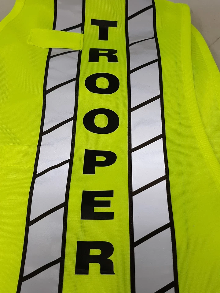 Blauer 343 F YELLOW Trooper Safety Vest L-XL REG High Visibility Reflective - Image 2 of 4
