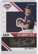2020 USA Baseball Stars & Stripes Black Gold 28/39 Cale Lansville Auto 1u6