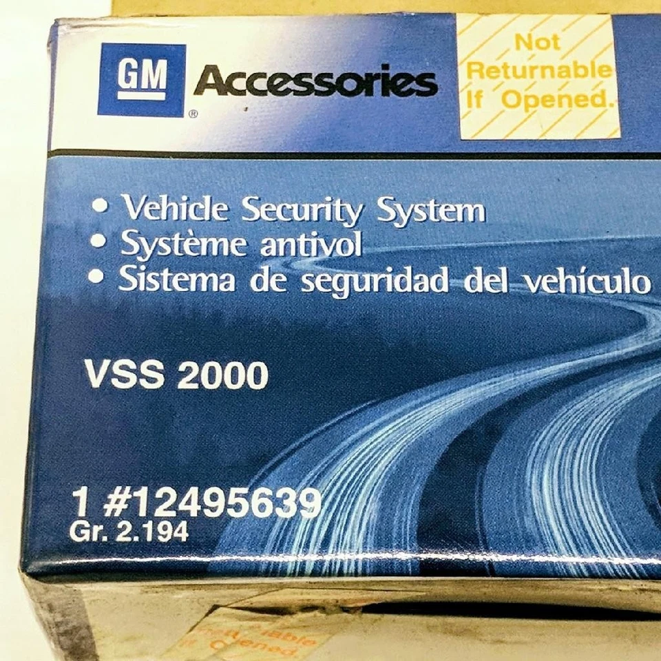 GM 12495639 se adapta a varios sistemas de seguridad para vehículos Chevrolet Buick 1997-2004 OEM Foto 3 de 4