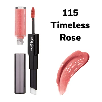 L'ORÉAL Rossetto L'Oreal Infallible 24HR 2 Step Duo 209 Viola 700 Borgogna Nuovo