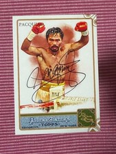 2011 Topps Allen & Ginters MANNY PACQUIAO AUTO Autograph with COA 4
