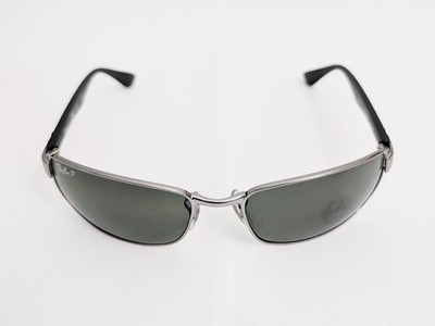 NEW Ray-Ban RB3478 004/58 Polarized Sunglasses Gunmetal Green G-15 w/ Case