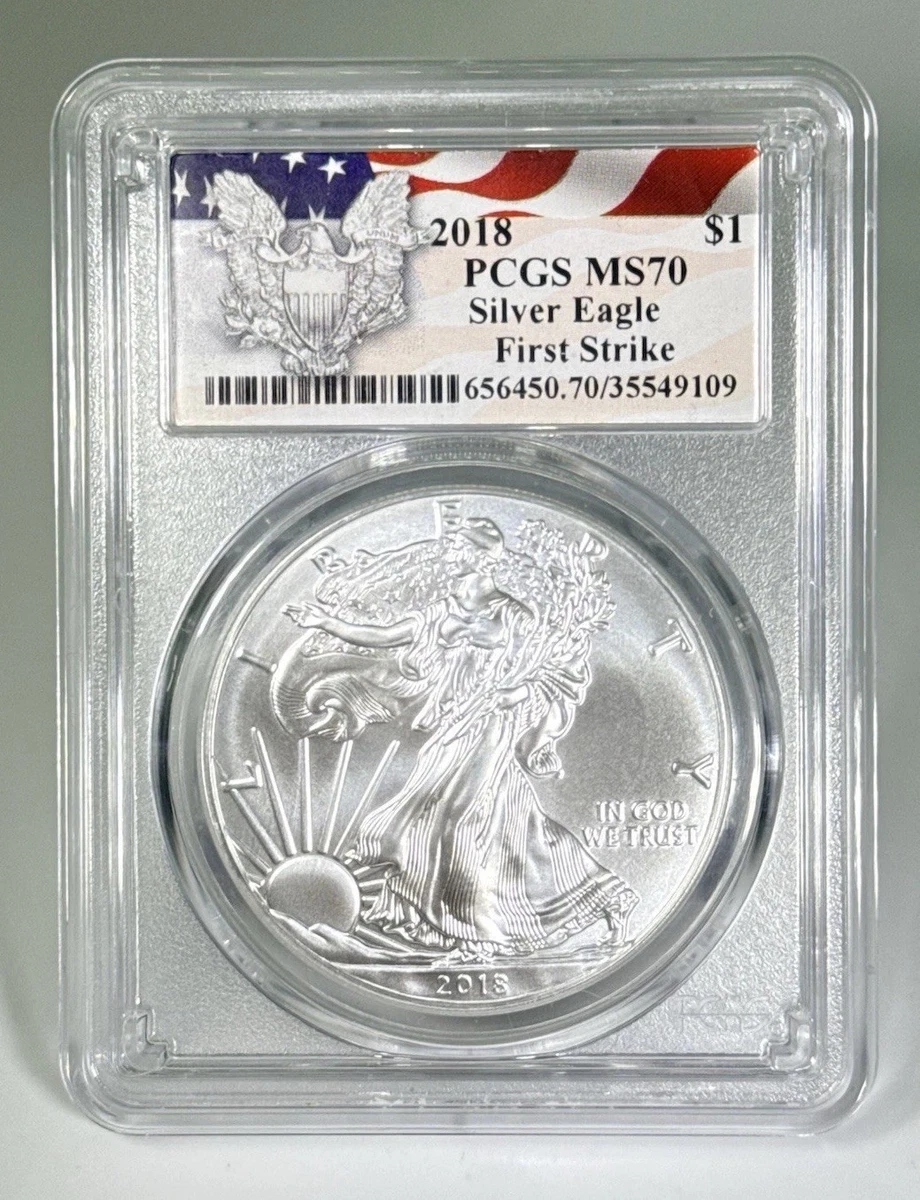 PCGS Certified MS 70 Graded 2018 Silver Bullion Coins for sale | eBay
