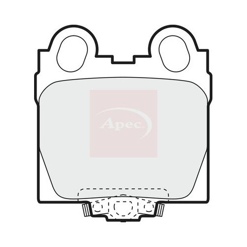 For LEXUS SC Conv UZZ40 2001 to 2010 BRAKE PADS (REAR) (R90) PAD1126