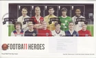 GB Stamps First Day Cover Football Heroes MS, sport, Greaves, Moore SHS 2013