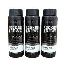 Redken Brews 5 Min Color Camo Dark Ash. Pack of 3.
