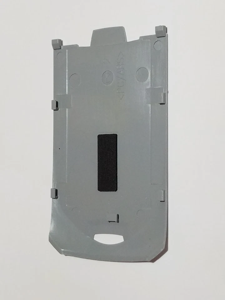 Cubierta de batería de puerta trasera plateada original de repuesto para Blackberry 7105T Foto 4 de 4