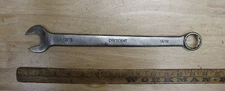 Vntg Crescent Combination Open End & 12 Pt Box End Wrench,15/16" X 12-13/16",VGC