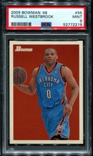 PSA 9 MINT 2009 BOWMAN '48 RUSSELL WESTBROOK #55 ROOKIE THUNDER LAKERS 2219 B142